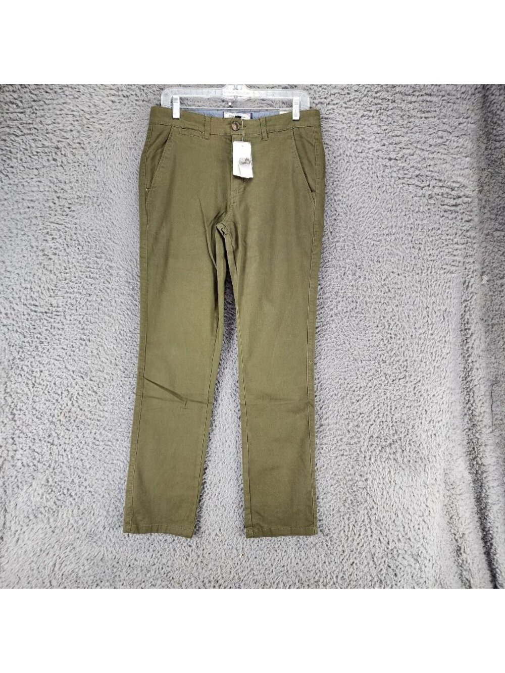 Flag & Anthem Pants Mens 31x32 Green Stretch Chino Nashville Straight *NWT*
